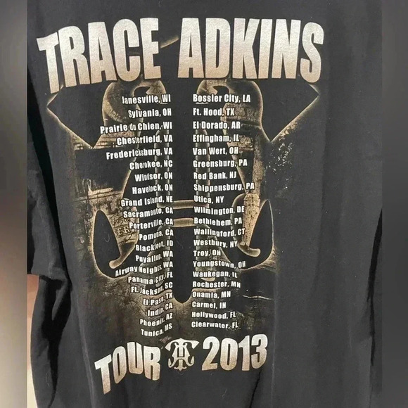 Trace Adkins 2013  Concert T-Shirt - Picture 6 of 7